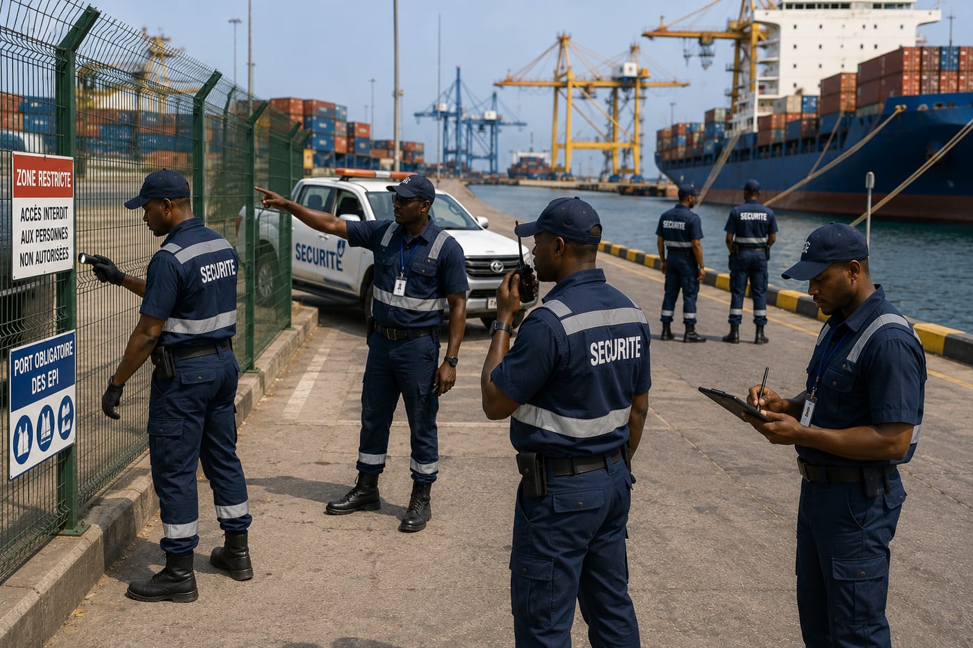 Inspection anti-intrusion et prévention des embarquements clandestins - Périmètre