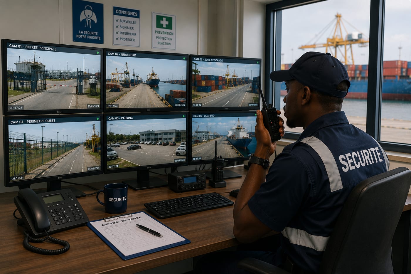 Rondes, rapports et traçabilité - Poste central